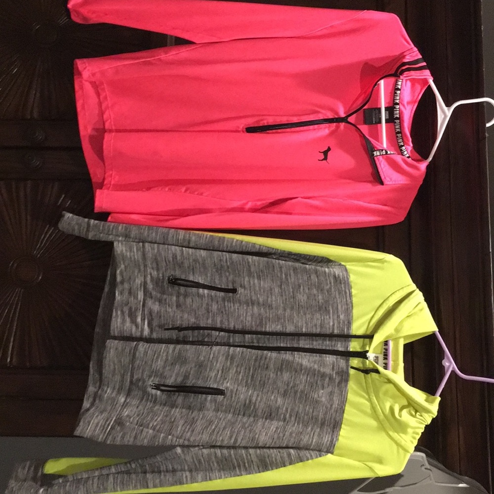 2 Pink by Victoria Secret active jackets
